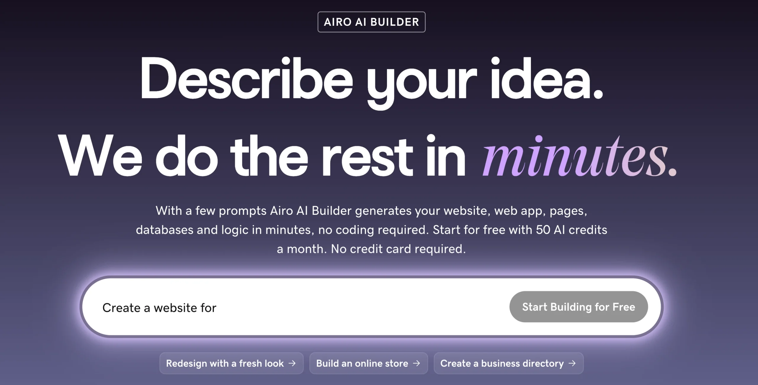 Hosting With AI Website Builders: Godaddy Airo