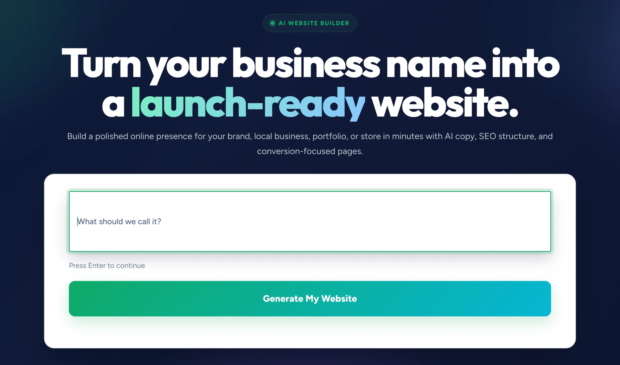 Hosting With AI Website Builders: Olitt