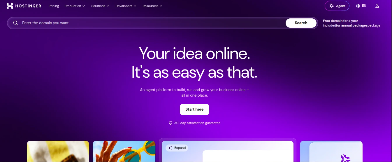 Hostinger plans and pricing