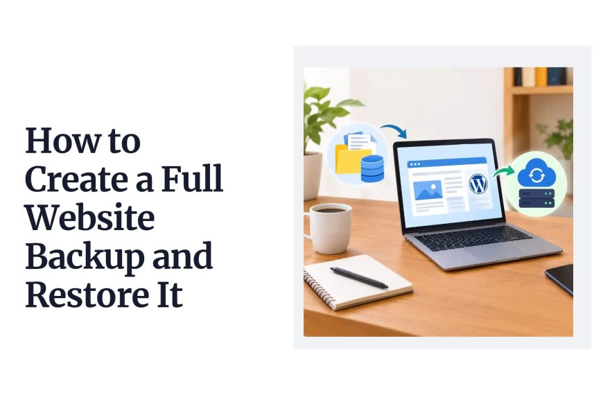 How to Create a Full Website Backup and Restore It