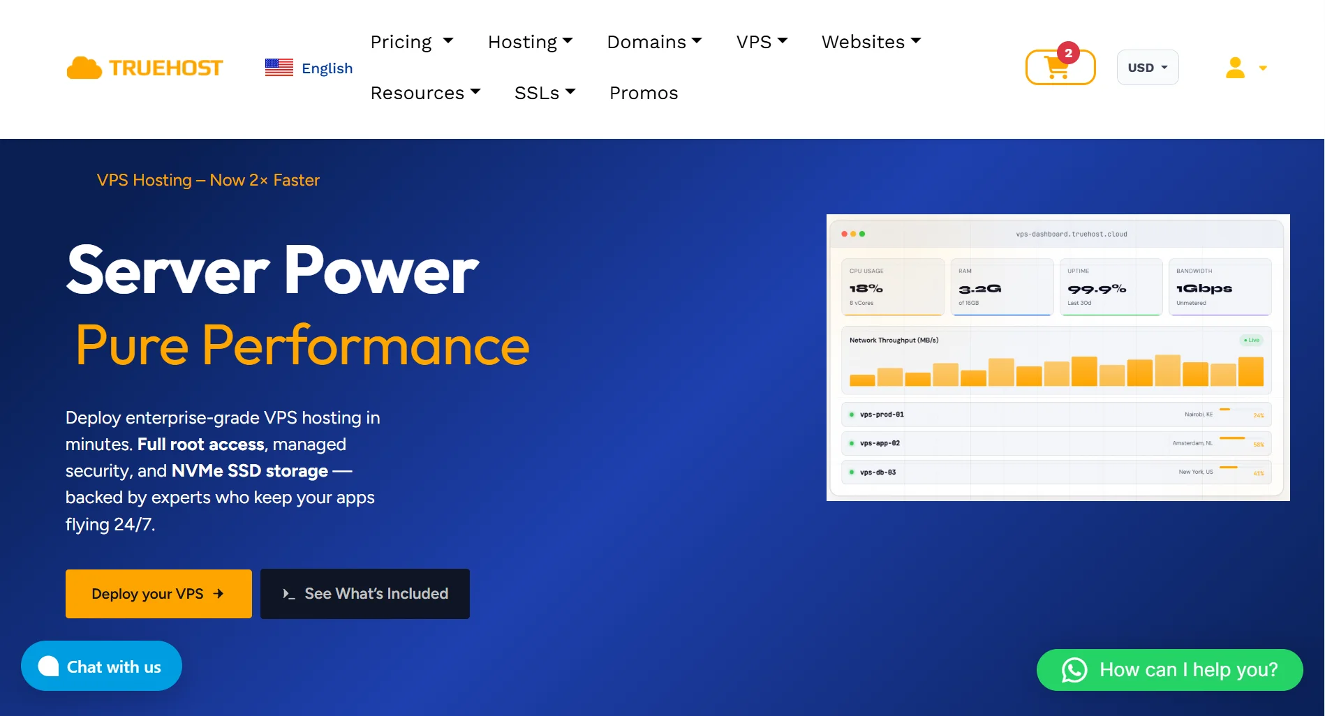How to Host a Website on a VPS- Truehost vps