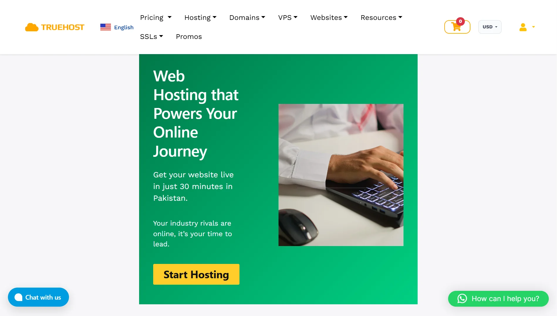 Python Web Hosting- Truehost