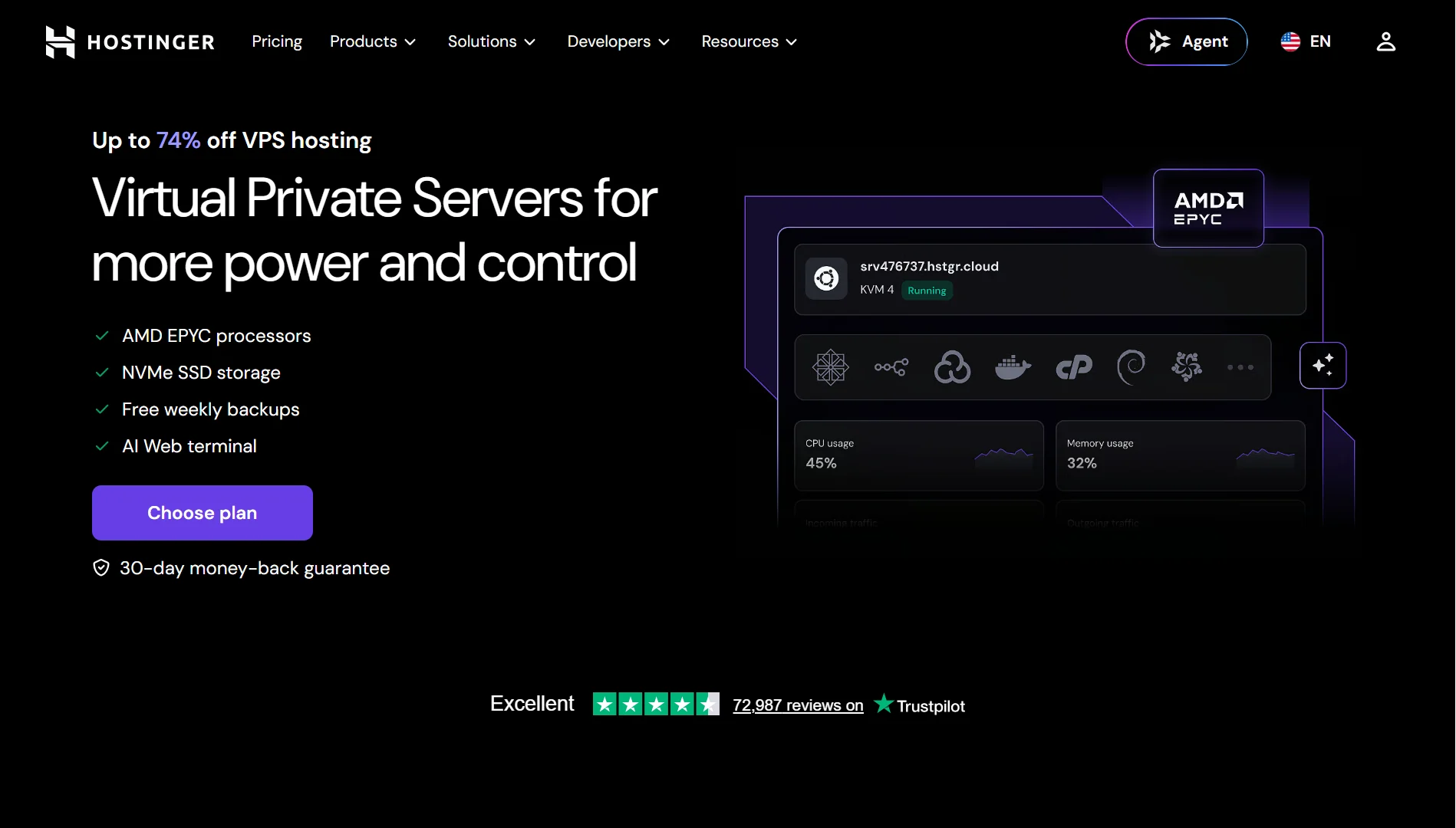 Python Web Hosting- Hostinger