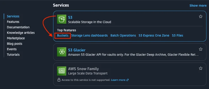 host a website on AWS