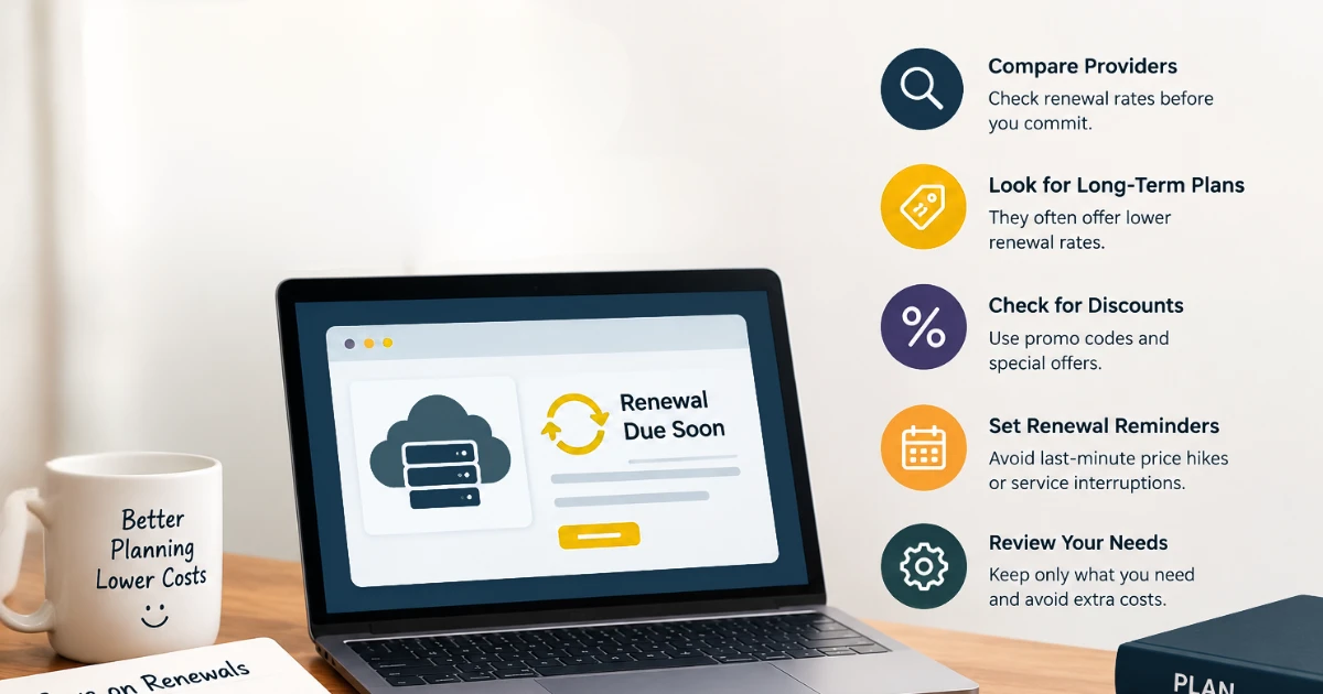 Tips to Manage Web Hosting Renewal Costs