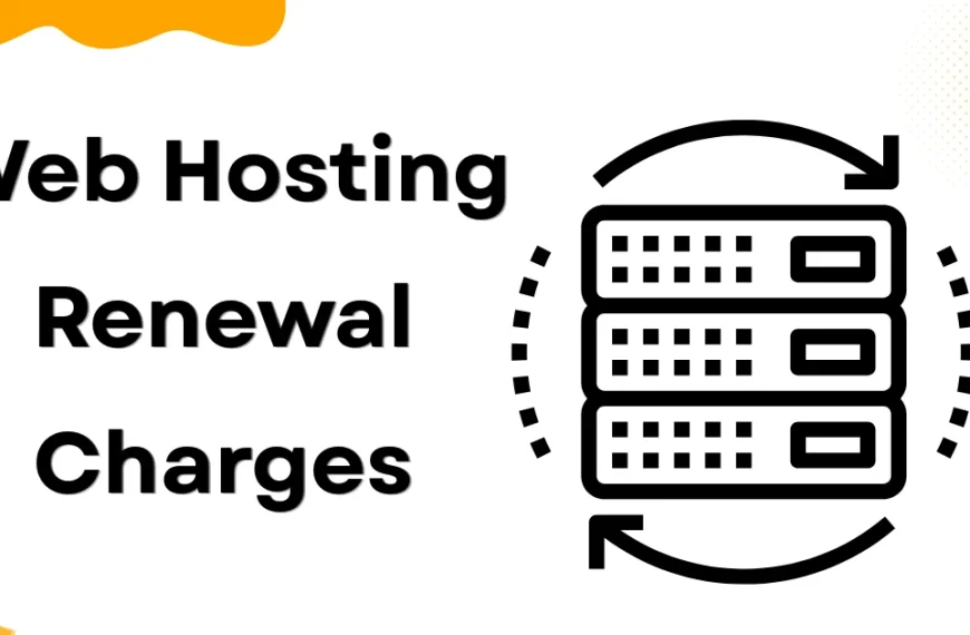 Web Hosting Renewal Charges