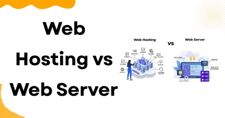 Web Hosting vs Web Server
