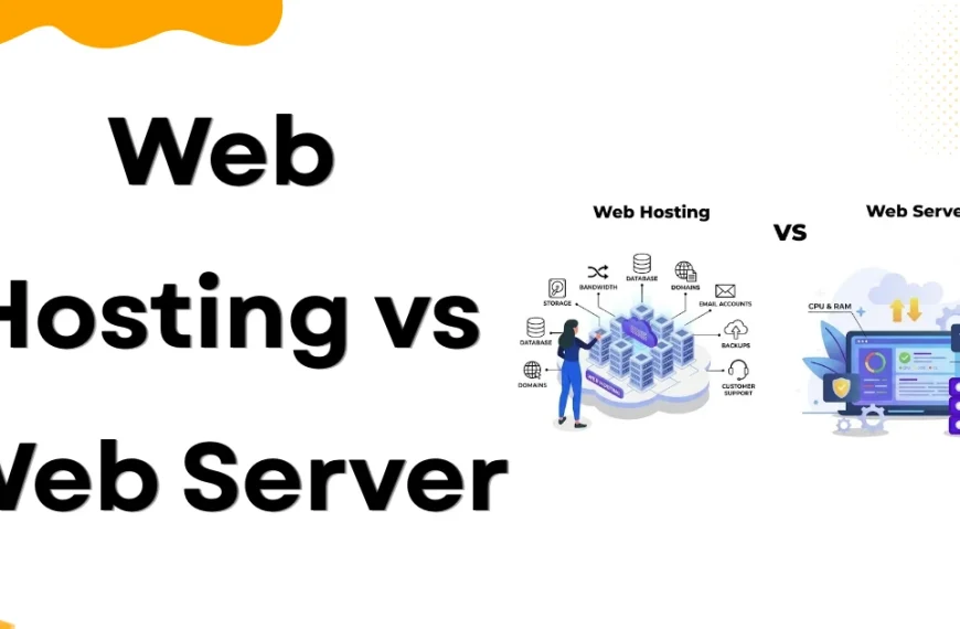 Web Hosting vs Web Server