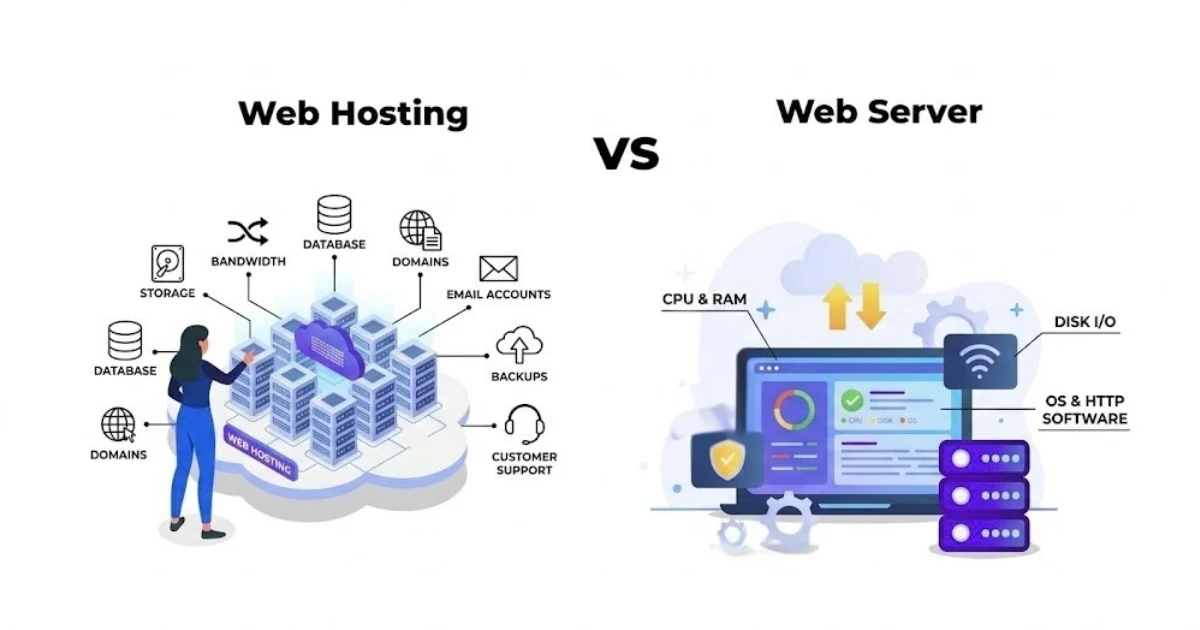 Web Hosting vs Web Server: How They Differ in Function