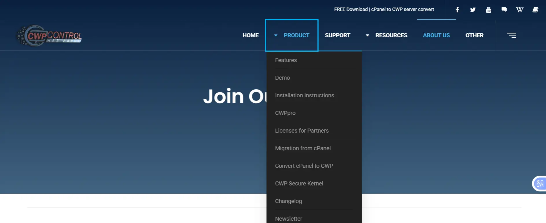 cPanel to CWP migration